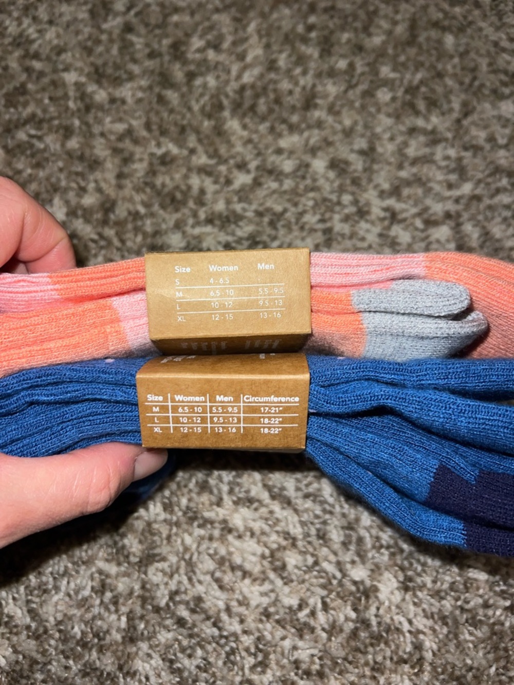 NWT! Wellow Premium Compression Socks {Blue w/Pink Dots & Pink Stripes!}Sz XL/WC - Picture 9 of 9